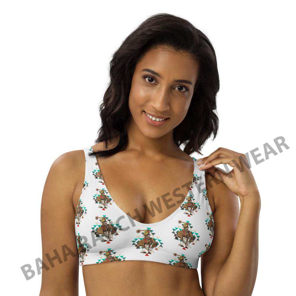 Yeehaw Aztec Bronc Bikini Top by Baha Ranch Western Wear - product image 6