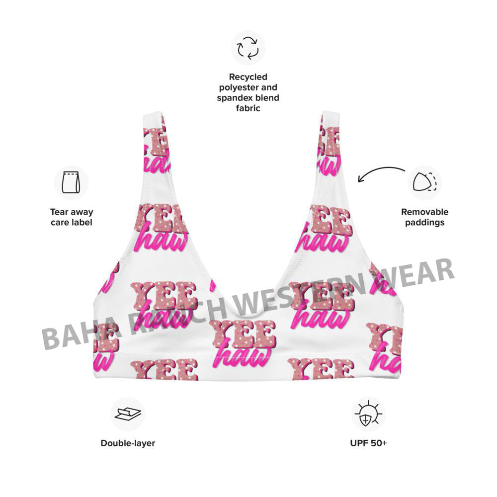 Yeehaw Bikini Top by Baha Ranch Western Wear - product image 3