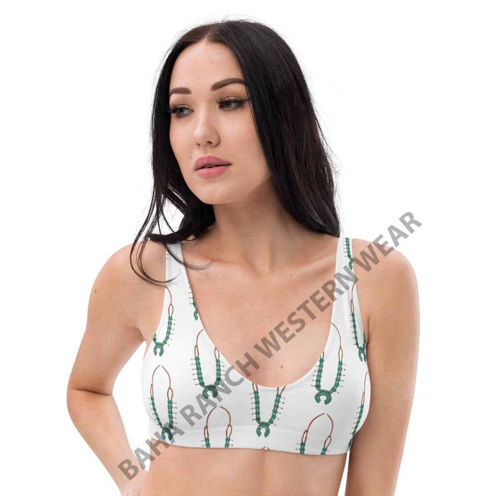 Yeehaw Squash Blossom Bikini Top by Baha Ranch Western Wear - product image 3