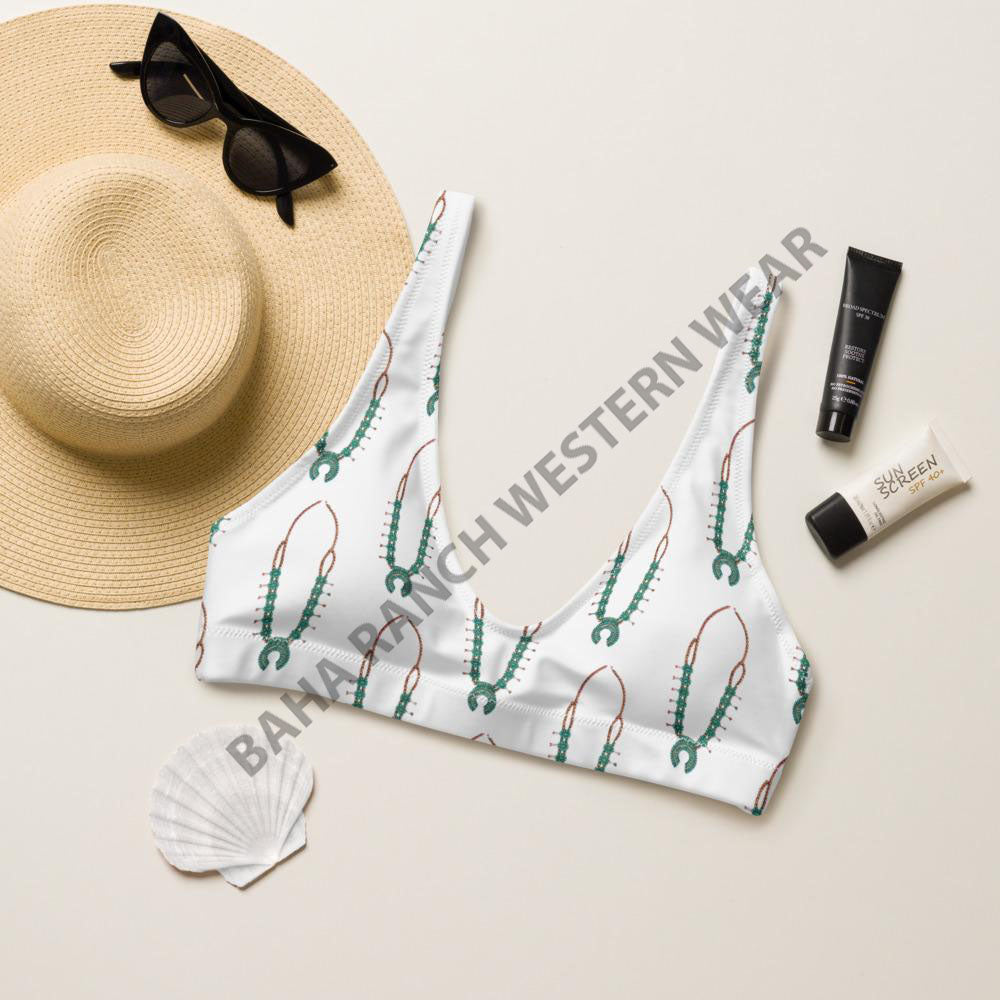 Yeehaw Squash Blossom Bikini Top by Baha Ranch Western Wear