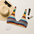 Baha Ranch Yeehaw Mustard Serape Bikini Top by Baha Ranch Western Wear