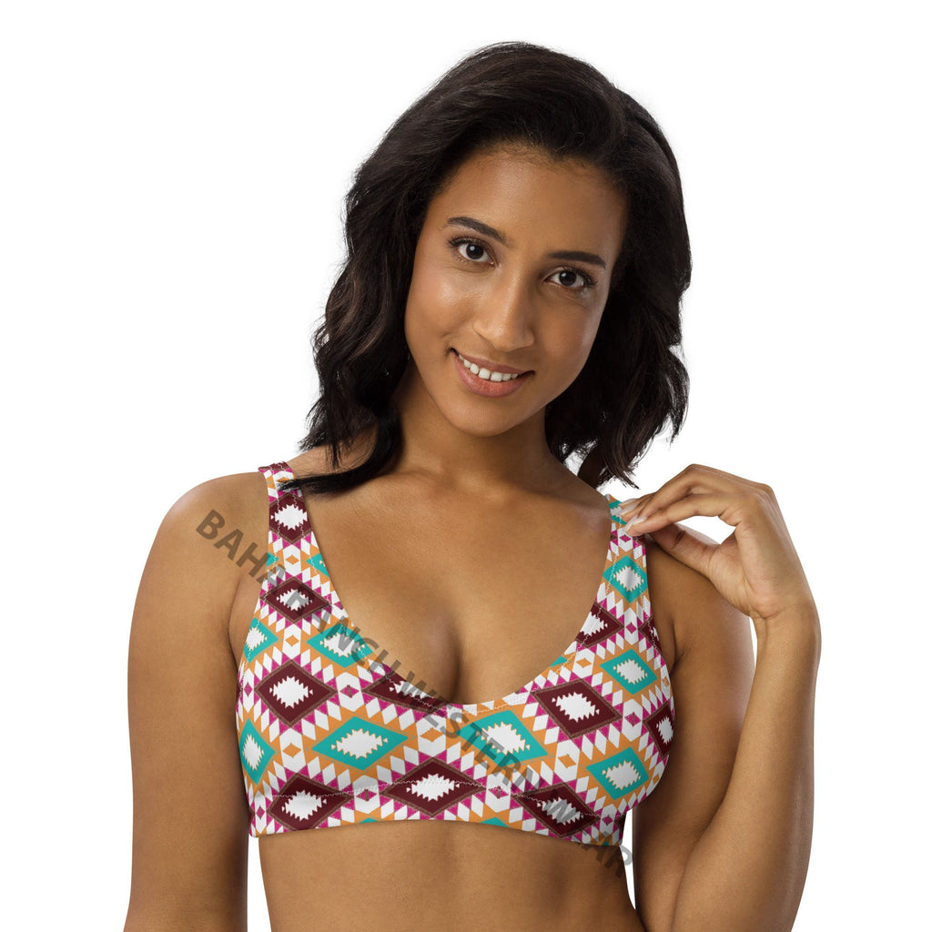 Baha Ranch Yeehaw Aztec Print Bikini Top by Baha Ranch Western Wear - product image 4