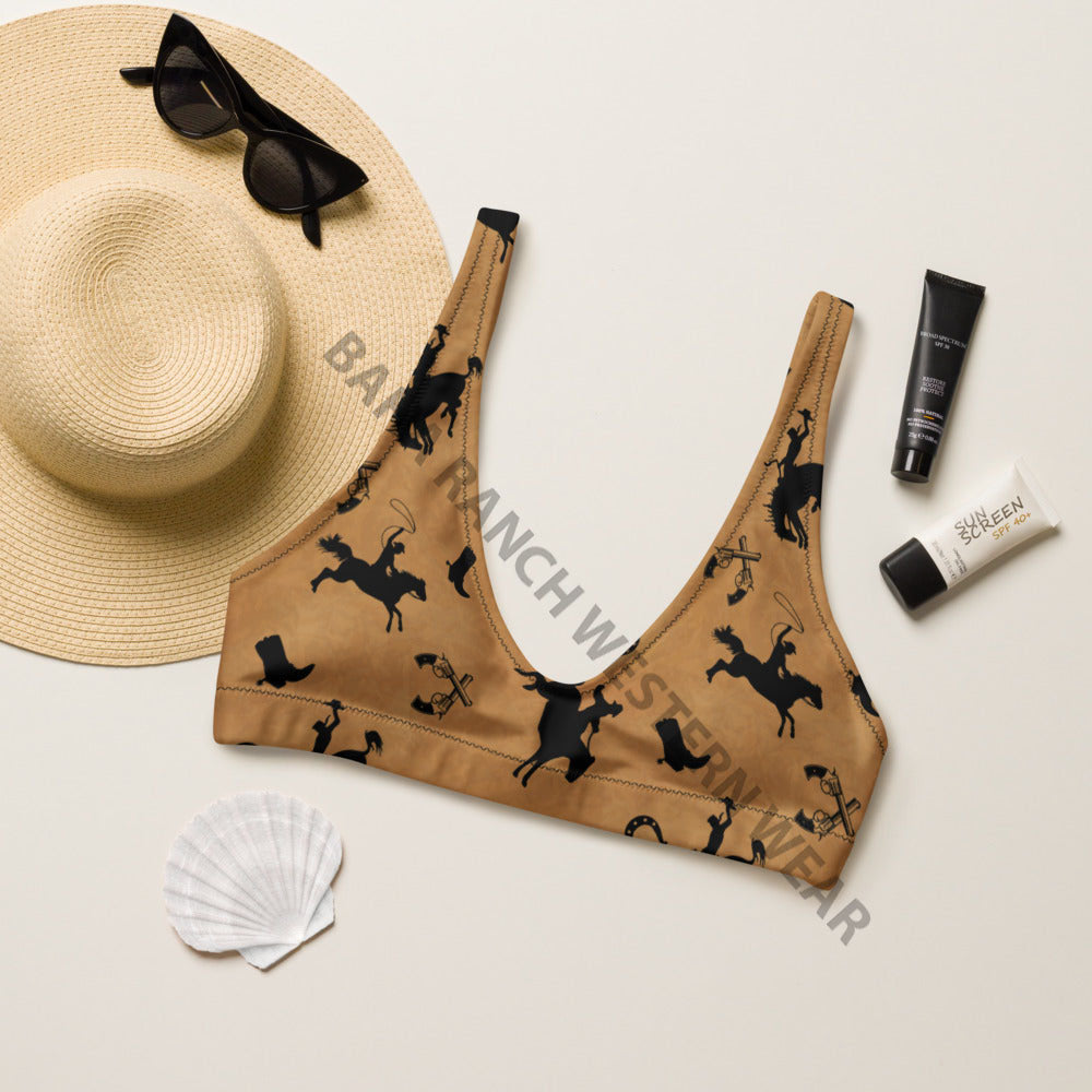 Baha Ranch Yeehaw Vintage Western Bikini Top by Baha Ranch Western Wear
