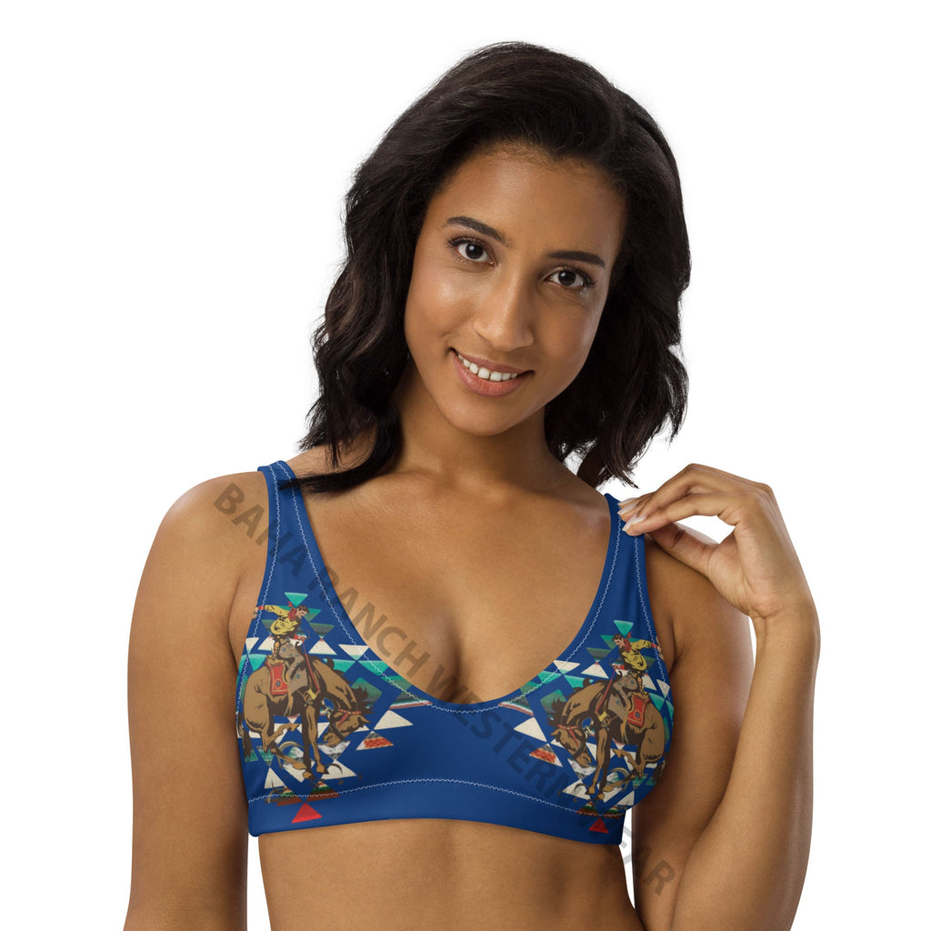 Baha Ranch Yeehaw Aztec Bronc Bikini Top by Baha Ranch Western Wear - product image 3