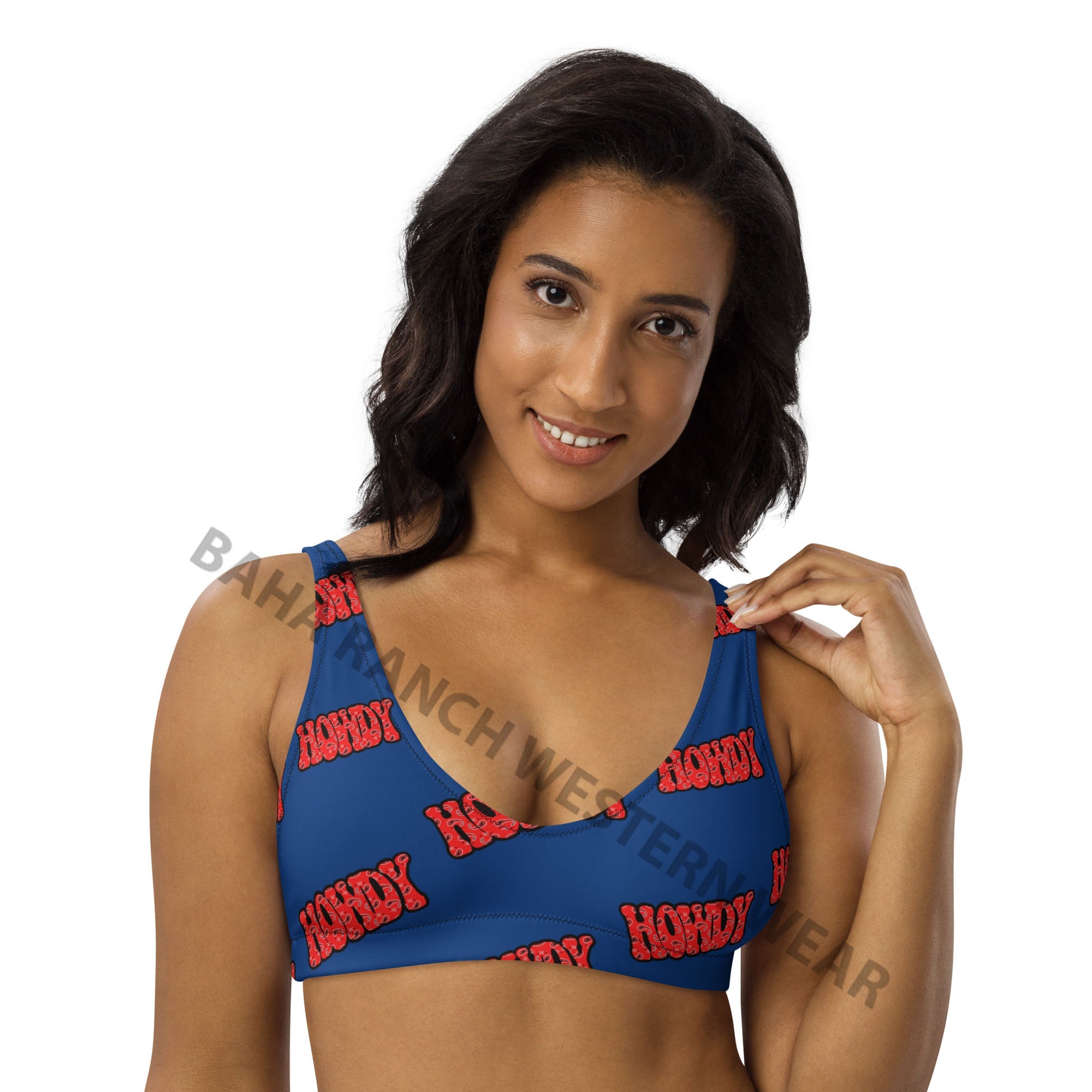 Baha Ranch Yeehaw Howdy Bikini Top by Baha Ranch Western Wear - product image 4