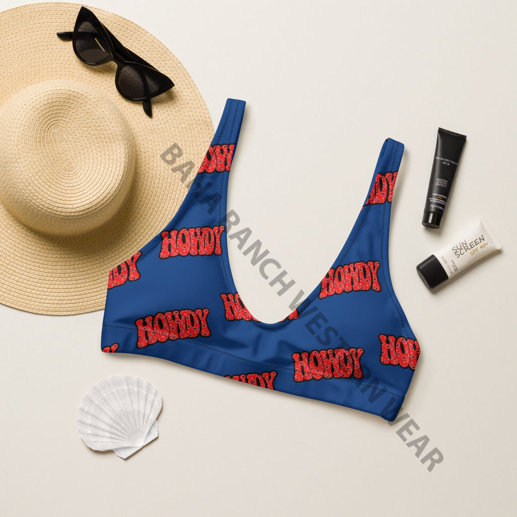 Baha Ranch Yeehaw Howdy Bikini Top by Baha Ranch Western Wear