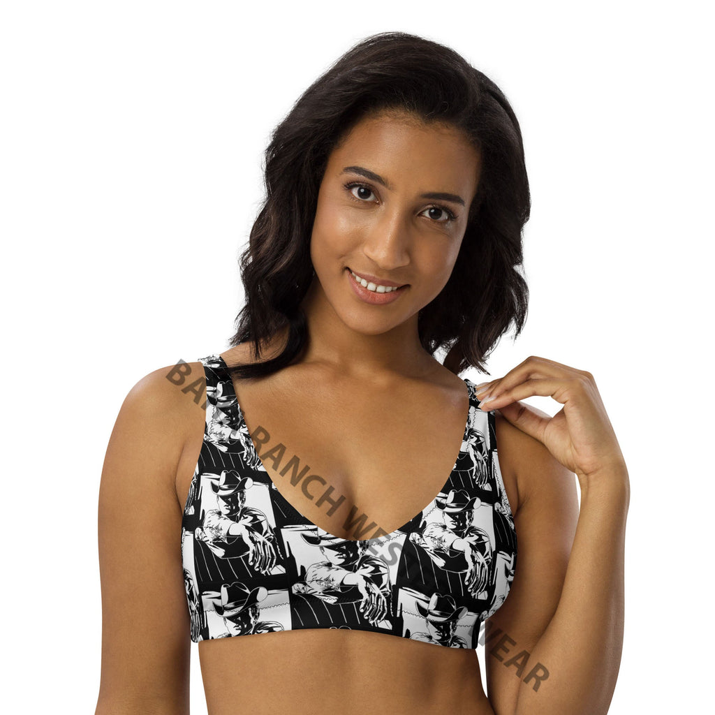 Baha Ranch Yeehaw Vintage Cowboy Bikini Top by Baha Ranch Western Wear - product image 3