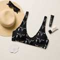 Yeehaw Longhorn Cactus Bikini Top Size Small Ready to ship by Baha Ranch Western Wear