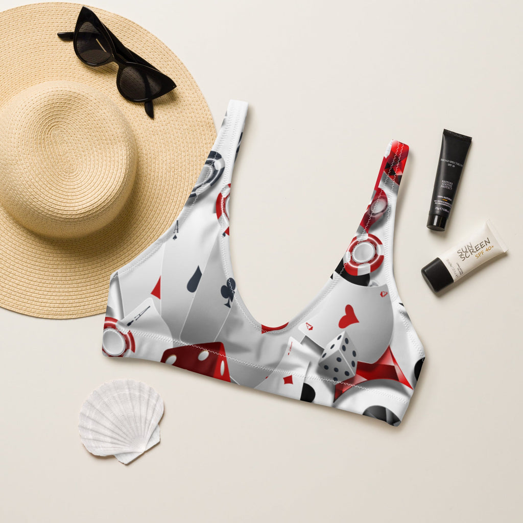 Baha Ranch Yeehaw Lucky In Vegas Bikini Top by Baha Ranch Western Wear