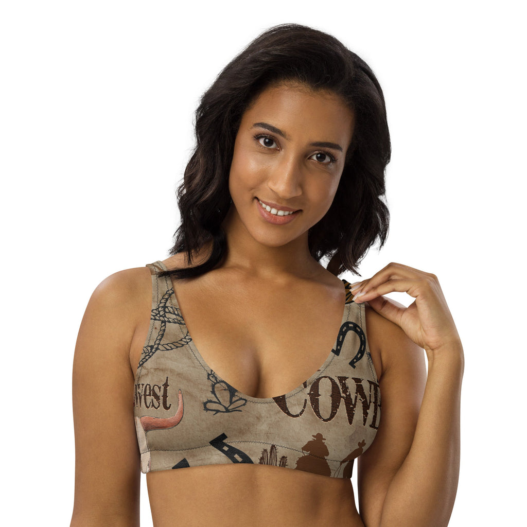 Baha Ranch Yeehaw Ol Cowboy Bikini Top by Baha Ranch Western Wear - product image 3