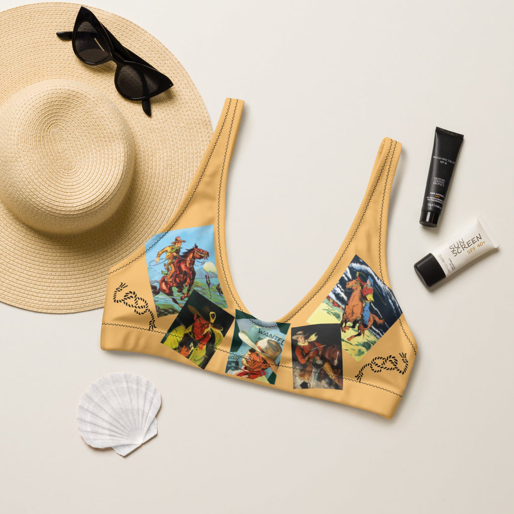 Baha Ranch Yeehaw Let's Be Cowboys Bikini Top by Baha Ranch Western Wear
