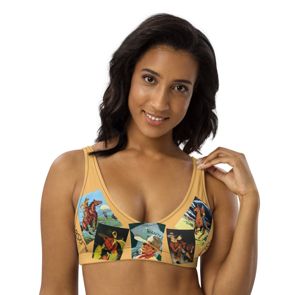 Baha Ranch Yeehaw Let's Be Cowboys Bikini Top by Baha Ranch Western Wear - product image 3