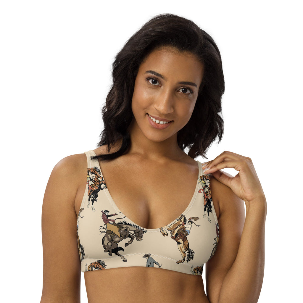 Baha Ranch Yeehaw Vintage Cowgirl Bikini Top by Baha Ranch Western Wear - product image 3