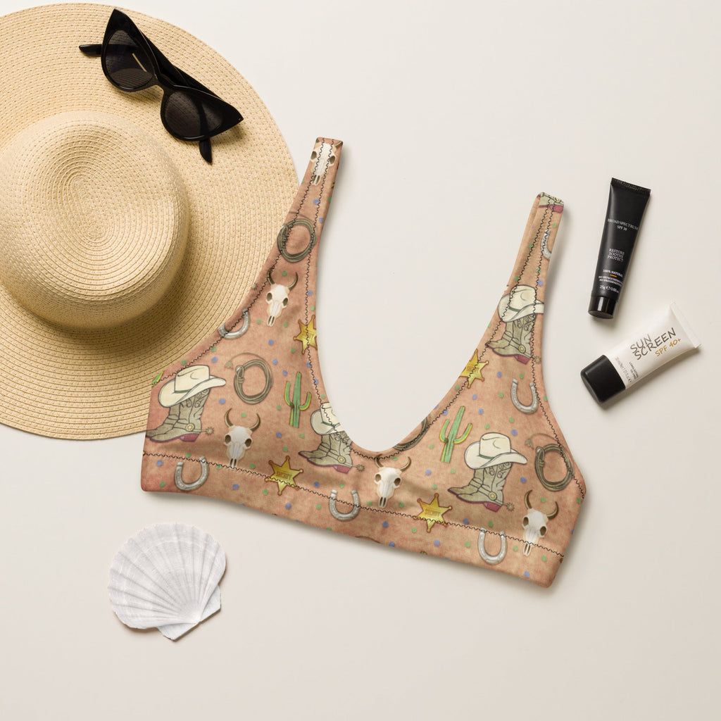 Baha Ranch Yeehaw Desert Symbols Bikini Top by Baha Ranch Western Wear