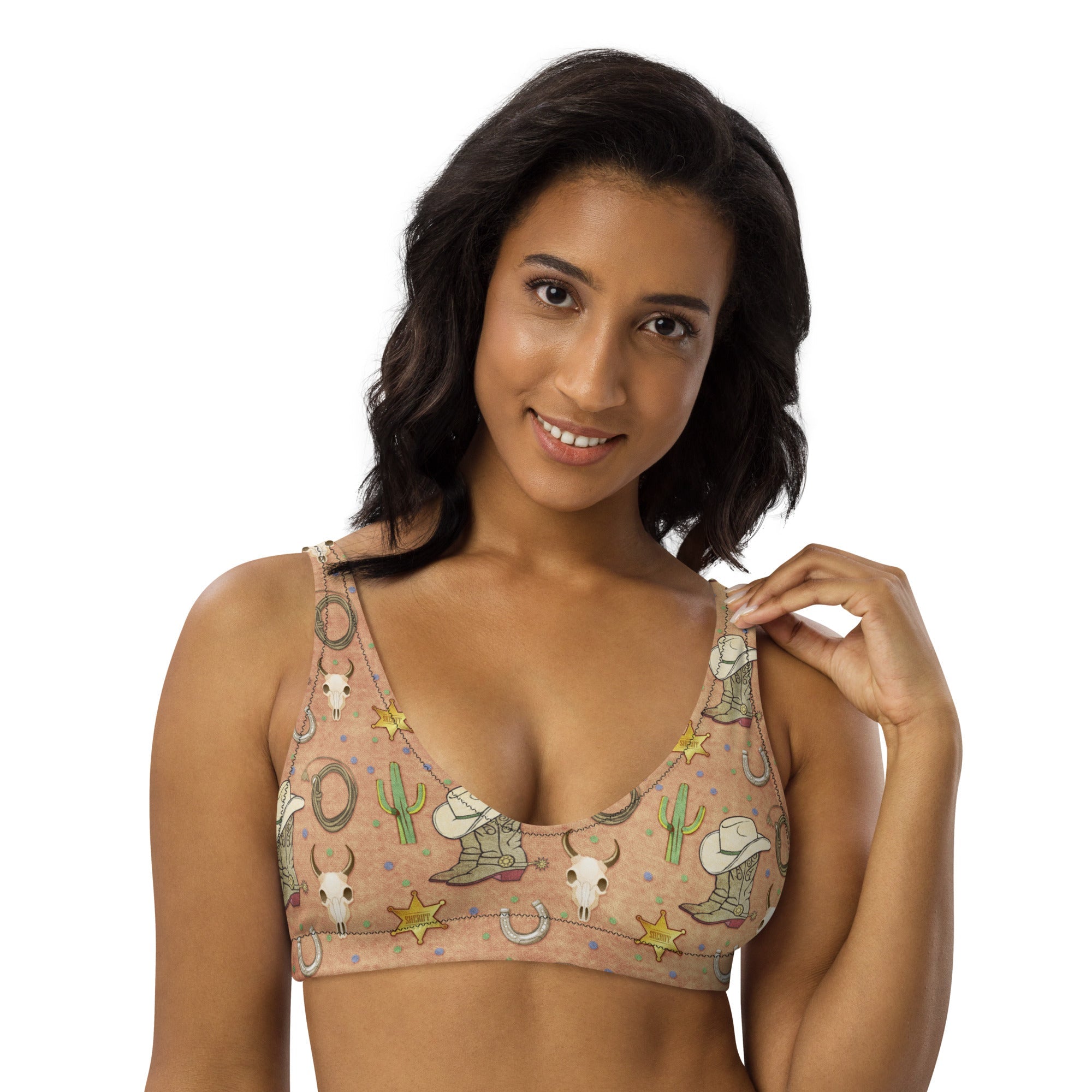 Baha Ranch Yeehaw Desert Symbols Bikini Top by Baha Ranch Western Wear - product image 3