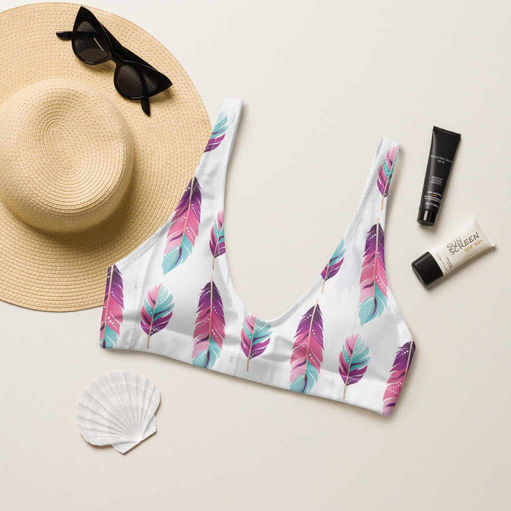Baha Ranch Yeehaw Boho Feather Bikini Top by Baha Ranch Western Wear