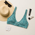Baha Ranch Yeehaw Turquoise Bandana Bikini Top by Baha Ranch Western Wear