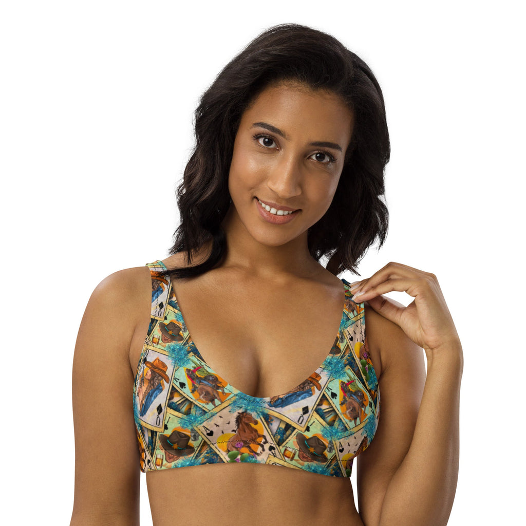Baha Ranch Yeehaw Feelin' Lucky Cowgirl Bikini Top by Baha Ranch Western Wear - product image 4