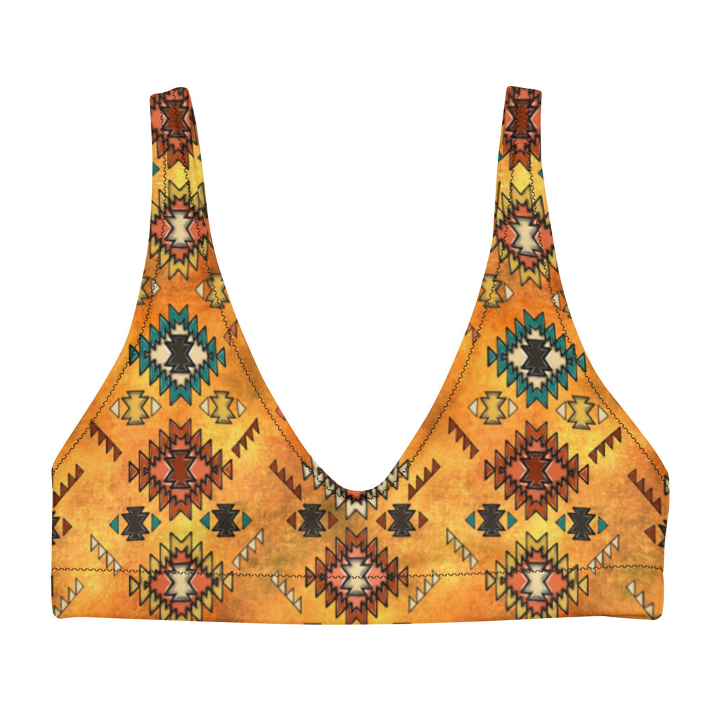 Baha Ranch Yeehaw Golden Aztec Bikini Top by Baha Ranch Western Wear - product image 2
