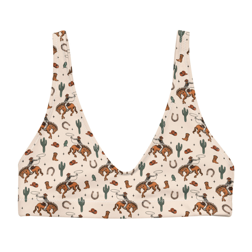 Baha Ranch Yeehaw Rodeo Cowboy Bikini Top by Baha Ranch Western Wear - product image 3