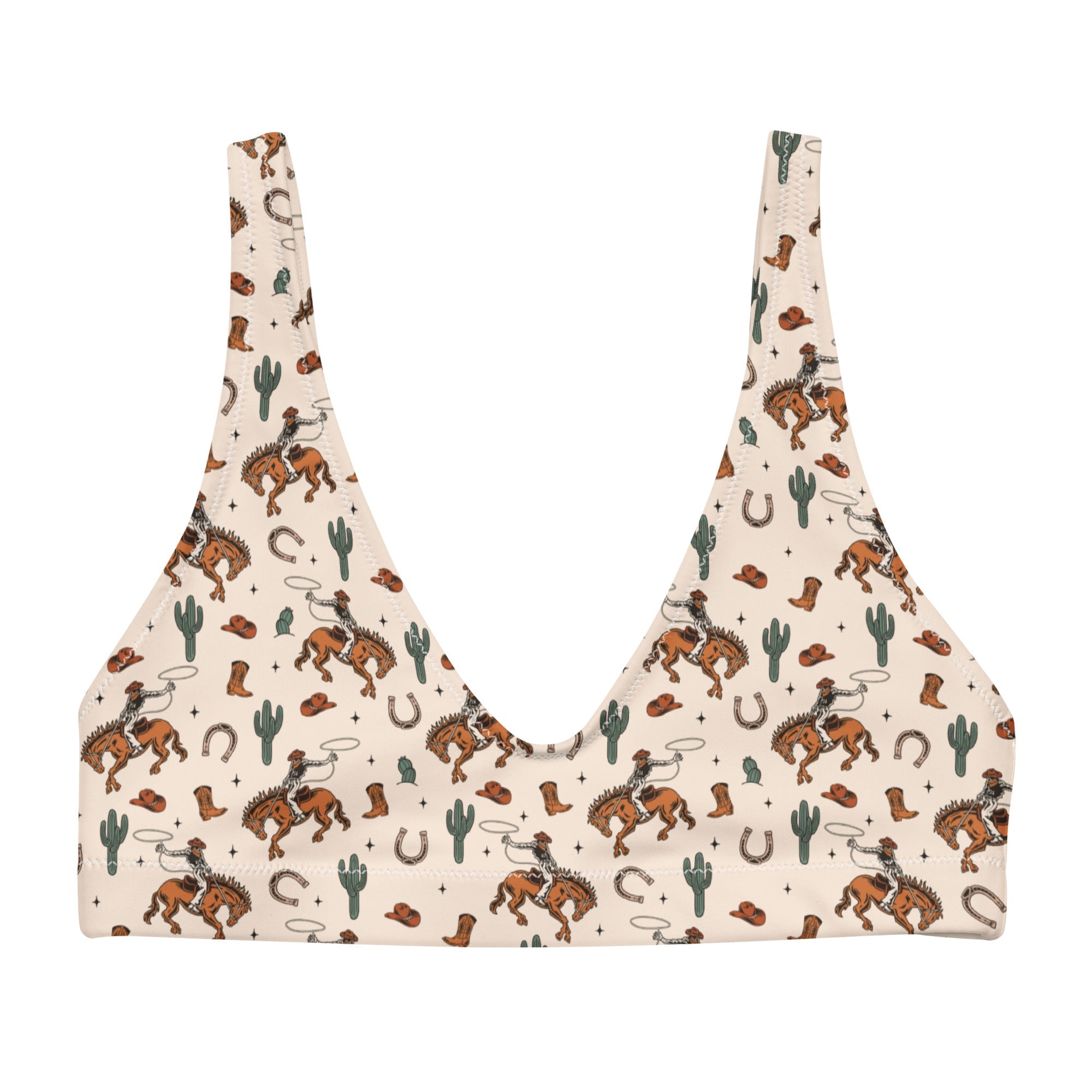 Baha Ranch Yeehaw Rodeo Cowboy Bikini Top by Baha Ranch Western Wear - product image 3