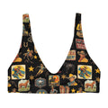 Baha Ranch Yeehaw Vintage Cowboy Collage Bikini Top by Baha Ranch Western Wear