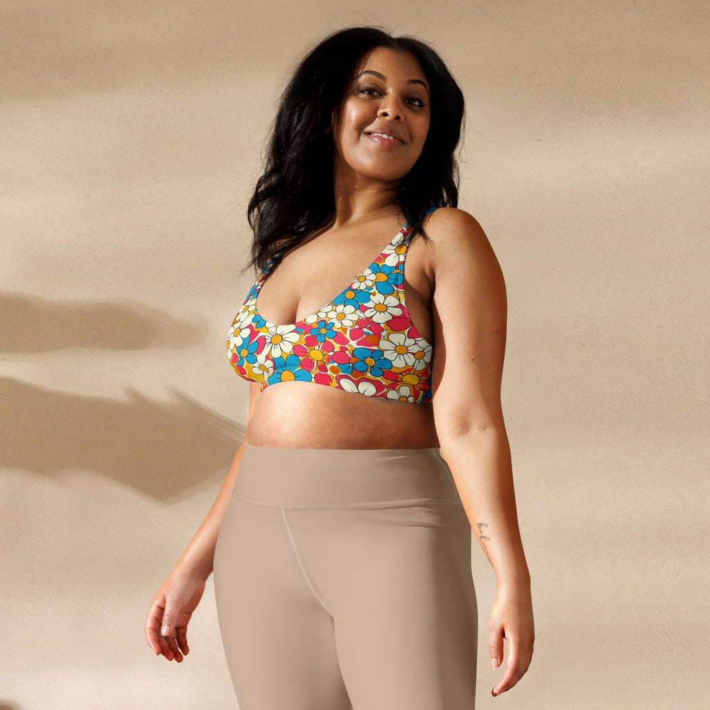 Baha Ranch Yeehaw Flower Child Retro Bikini Top by Baha Ranch Western Wear - product image 2