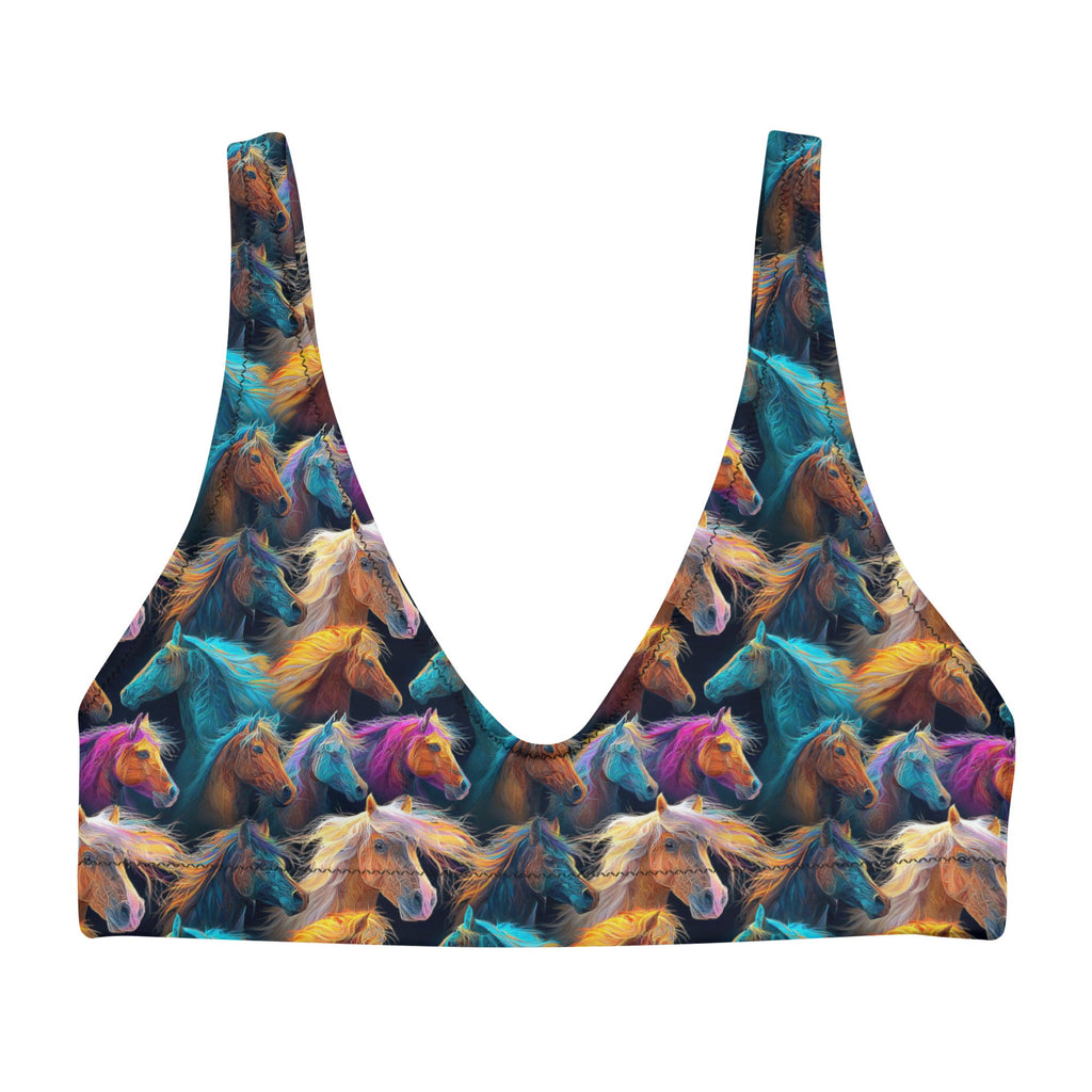 Baha Ranch Yeehaw Wild Horses Bikini Top by Baha Ranch Western Wear