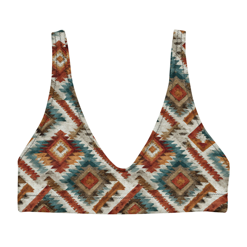 Baha Ranch Yeehaw Southwest Diamond Bikini Top by Baha Ranch Western Wear
