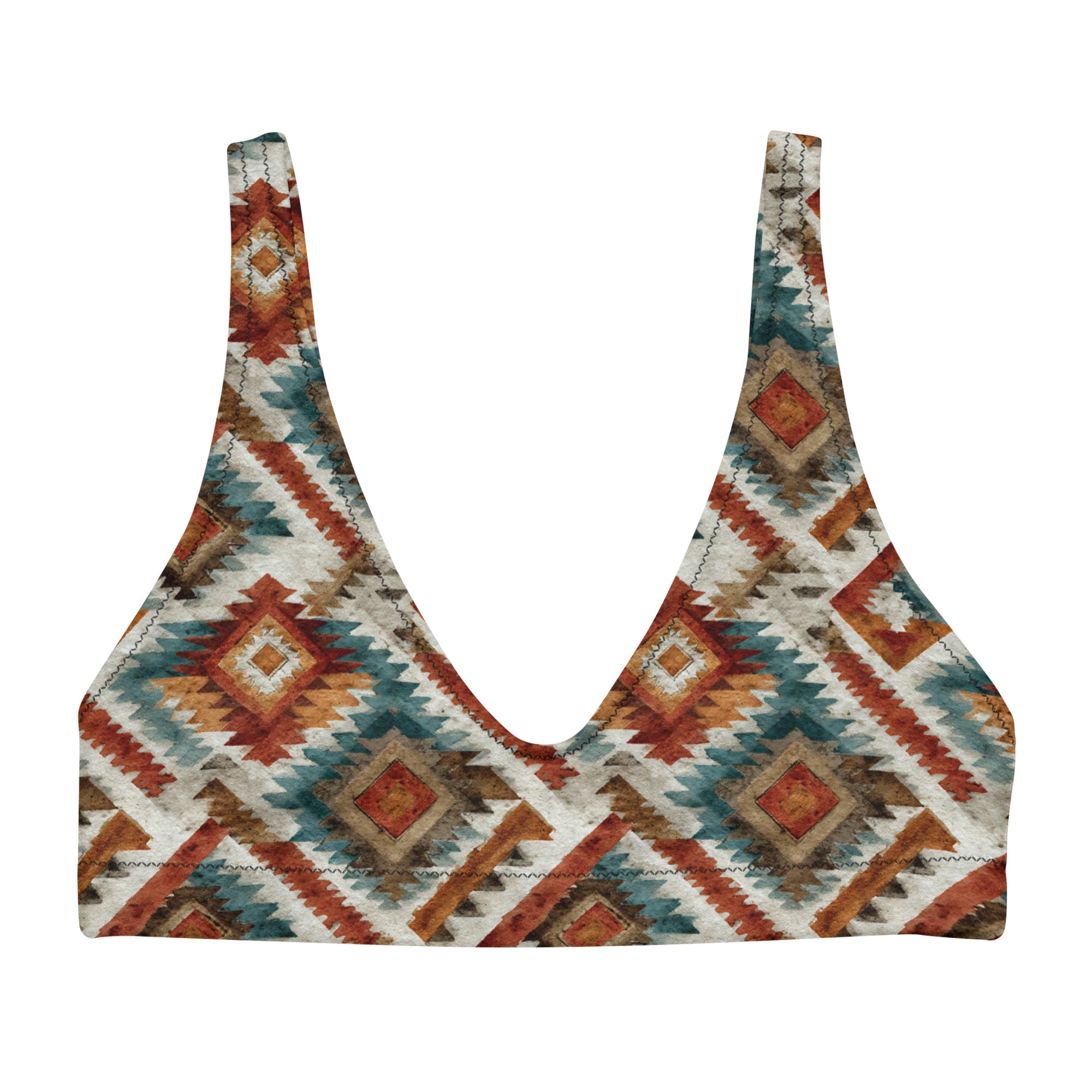 Baha Ranch Yeehaw Southwest Diamond Bikini Top by Baha Ranch Western Wear