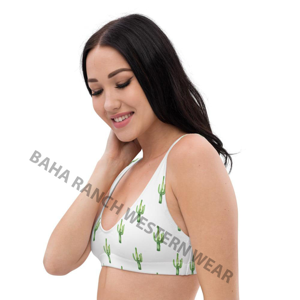 Yeehaw Cactus Bikini Top by Baha Ranch Western Wear - product image 4