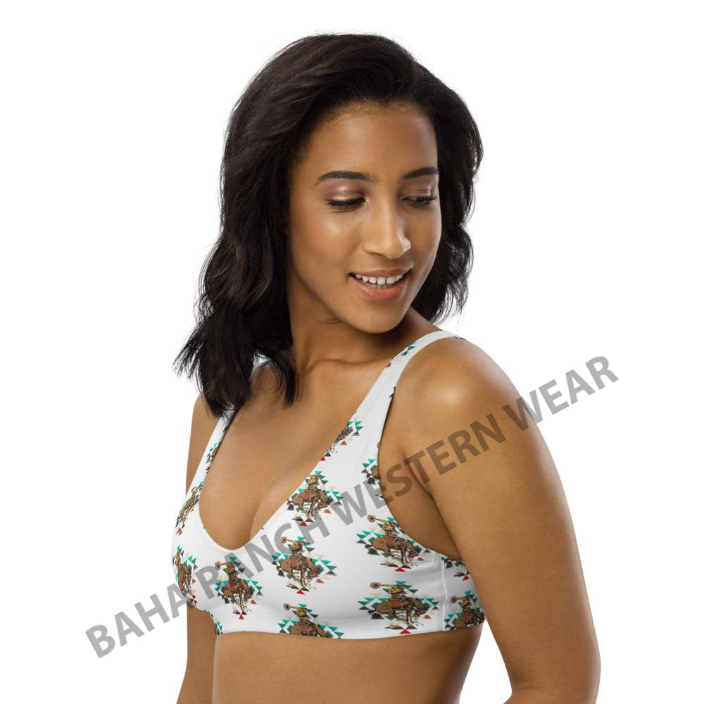 Yeehaw Aztec Bronc Bikini Top by Baha Ranch Western Wear - product image 5
