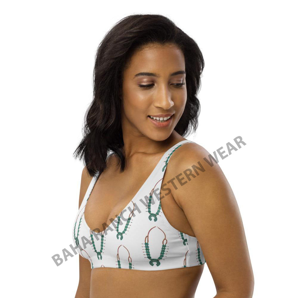 Yeehaw Squash Blossom Bikini Top by Baha Ranch Western Wear - product image 5