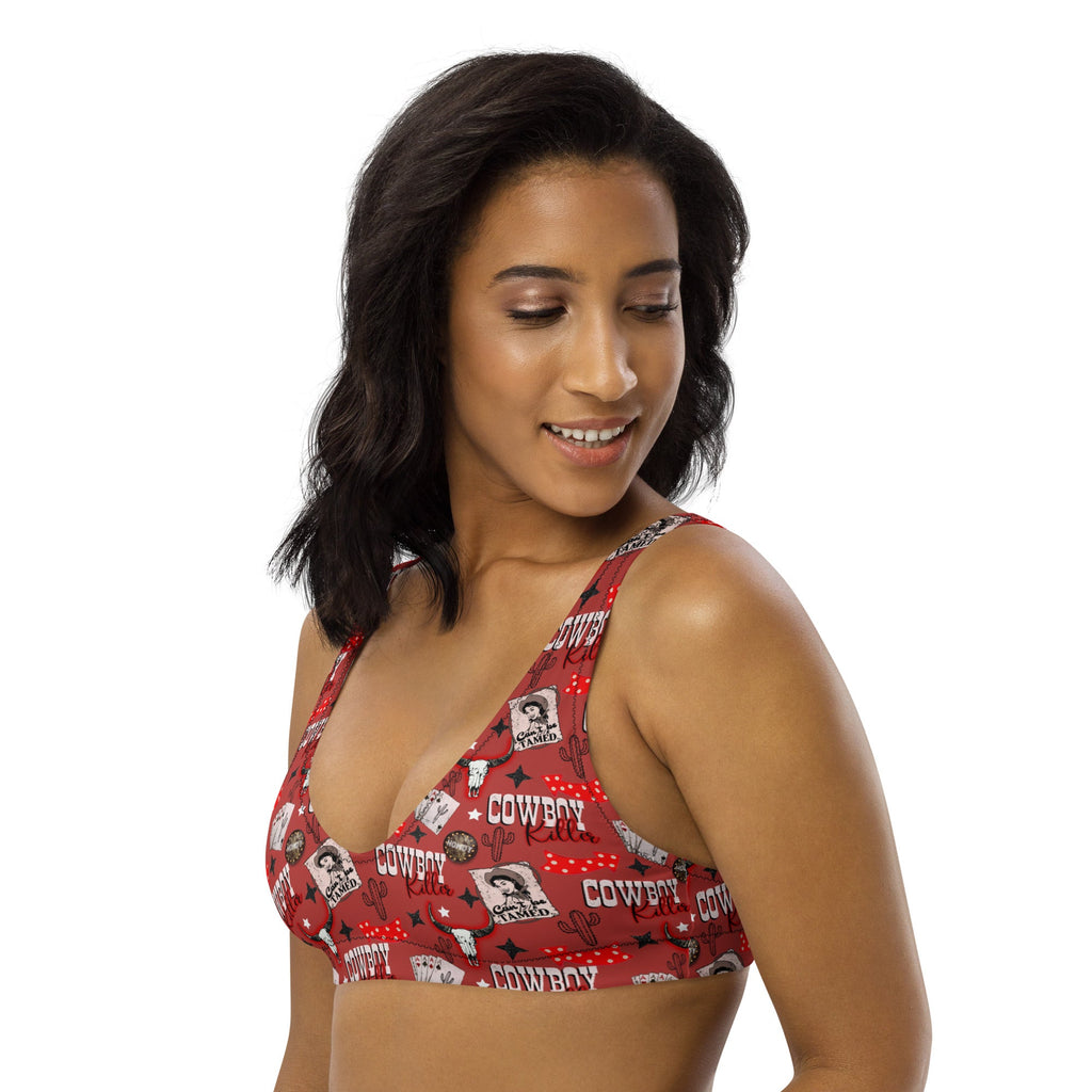 Baha Ranch Yeehaw Cowboy Killer Bikini Top by Baha Ranch Western Wear - product image 5
