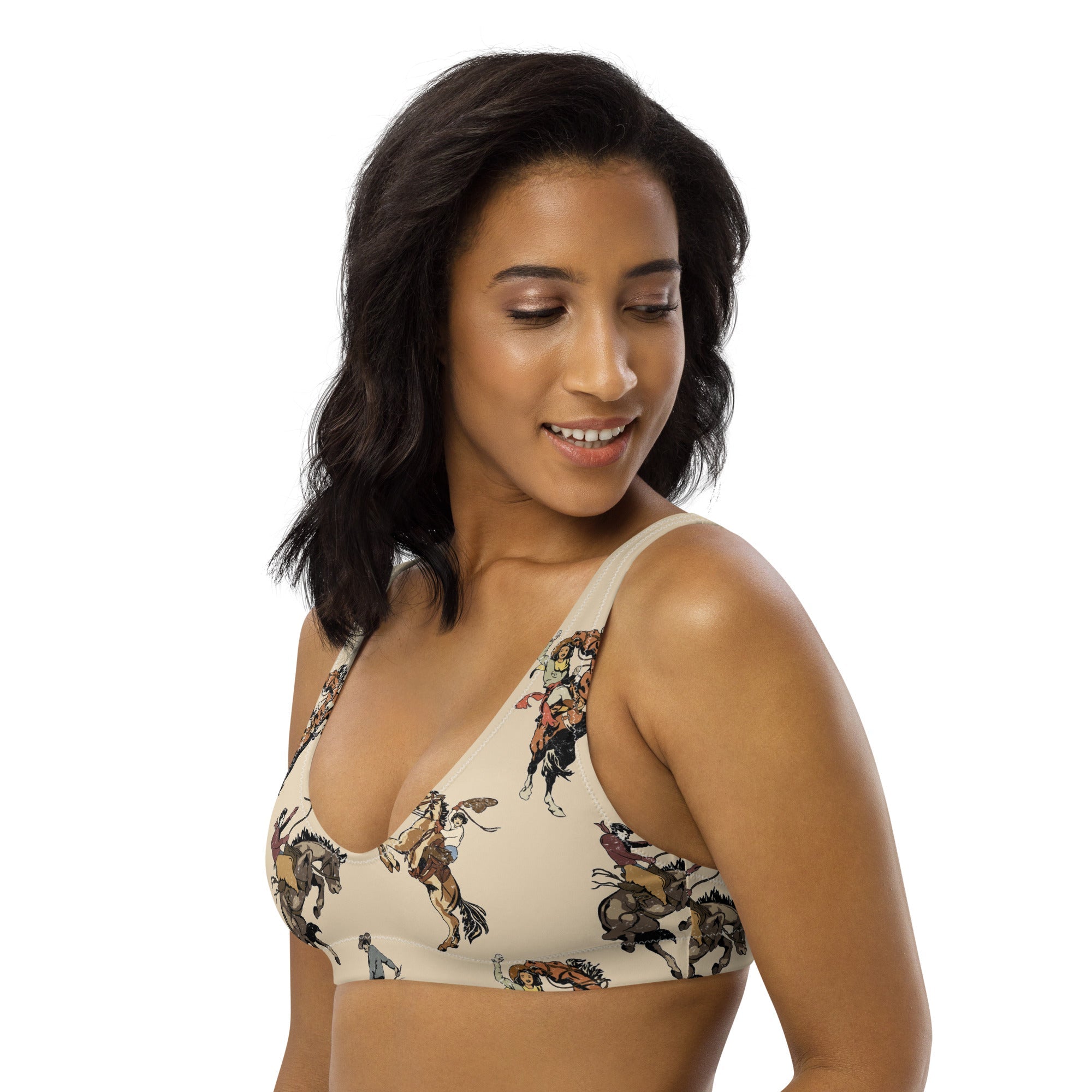 Baha Ranch Yeehaw Vintage Cowgirl Bikini Top by Baha Ranch Western Wear - product image 5