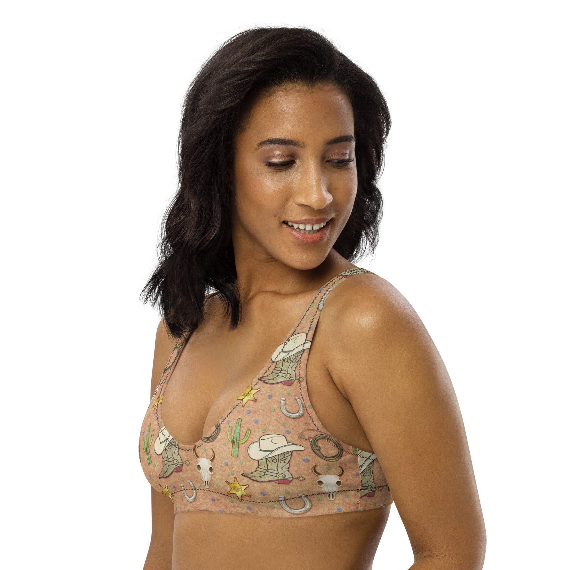 Baha Ranch Yeehaw Desert Symbols Bikini Top by Baha Ranch Western Wear - product image 4