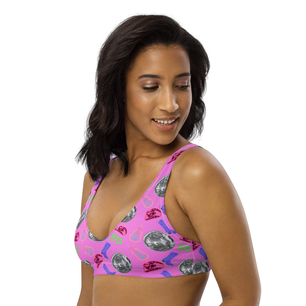 Baha Ranch Yeehaw Disco Cowgirl Bikini Top by Baha Ranch Western Wear - product image 2