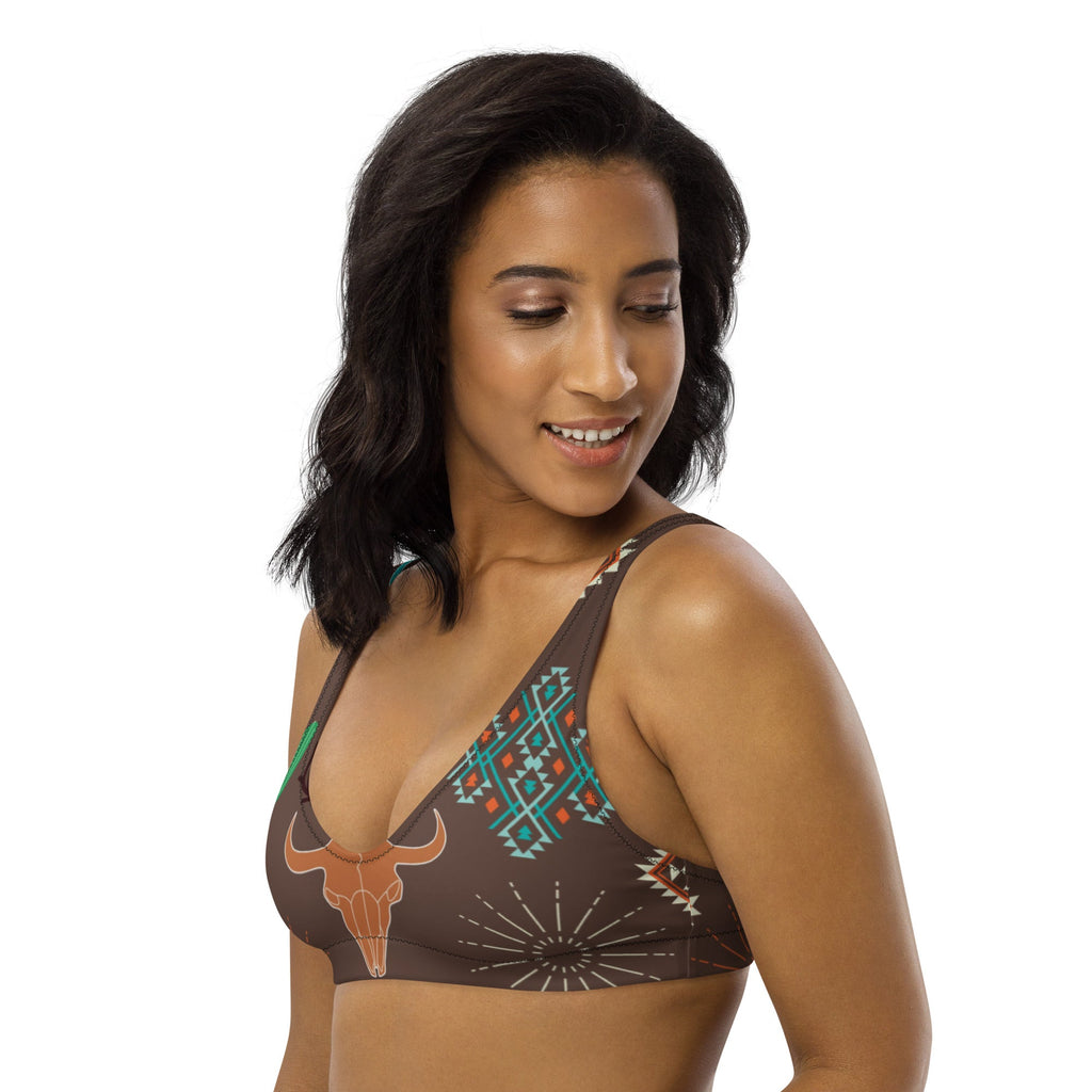 Baha Ranch Yeehaw Bullhead Cactus Bikini Top by Baha Ranch Western Wear - product image 2