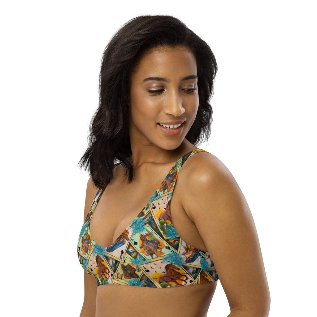 Baha Ranch Yeehaw Feelin' Lucky Cowgirl Bikini Top by Baha Ranch Western Wear - product image 2