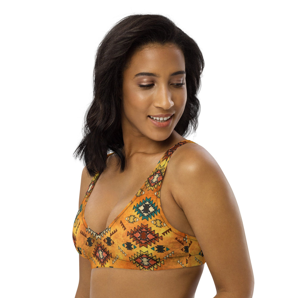 Baha Ranch Yeehaw Golden Aztec Bikini Top by Baha Ranch Western Wear - product image 7