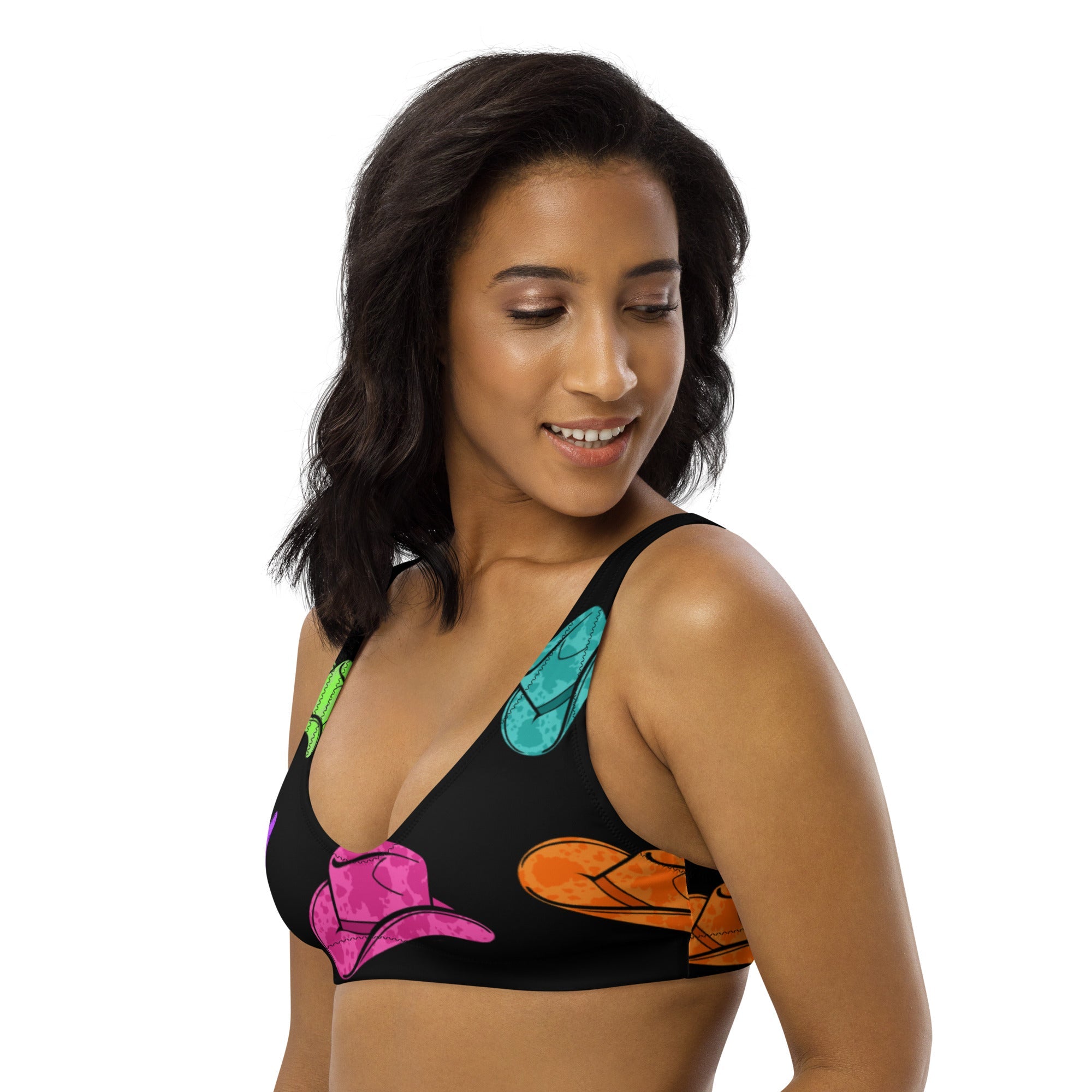Baha Ranch Yeehaw All Neon Hat Bikini Top by Baha Ranch Western Wear - product image 2