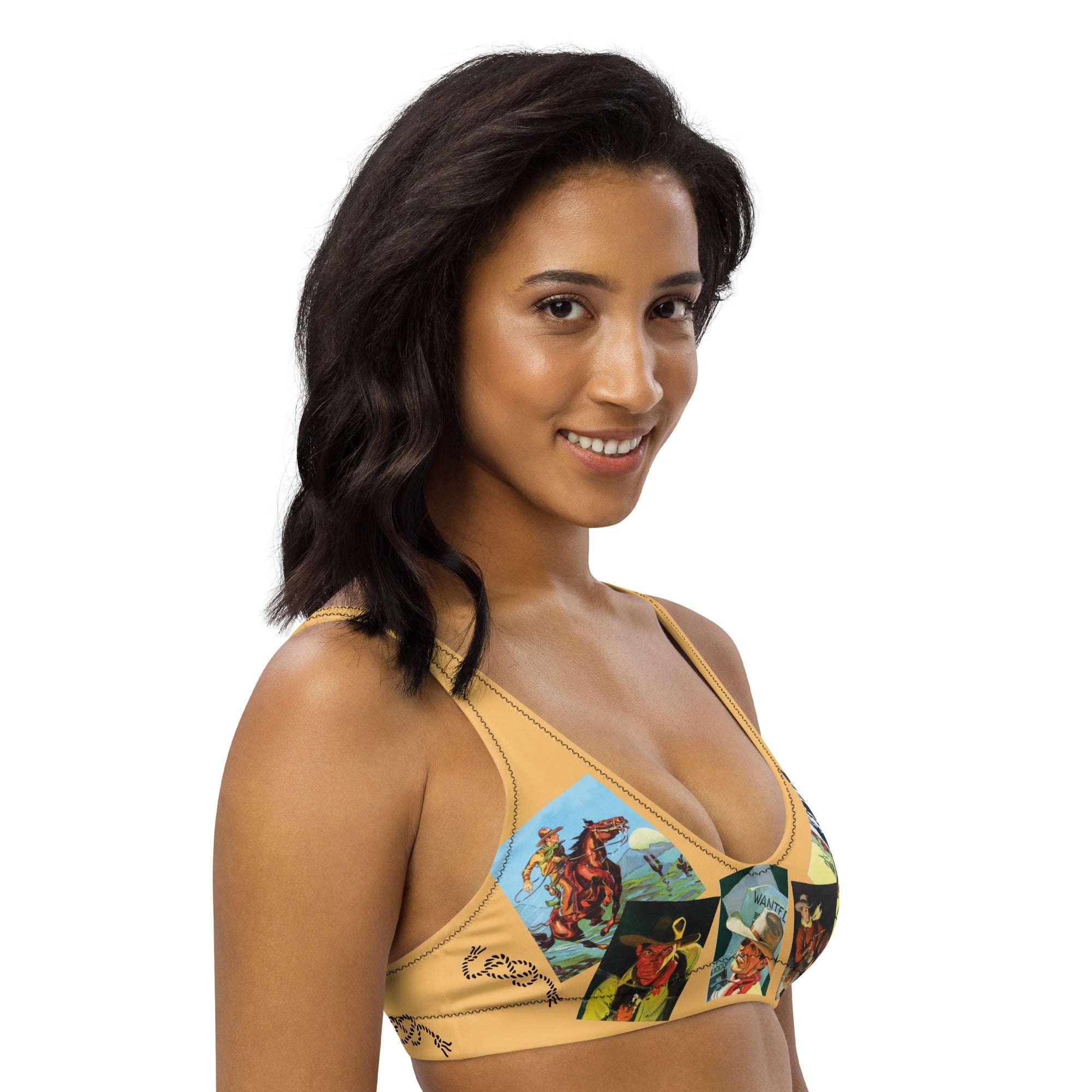 Baha Ranch Yeehaw Let's Be Cowboys Bikini Top by Baha Ranch Western Wear - product image 5