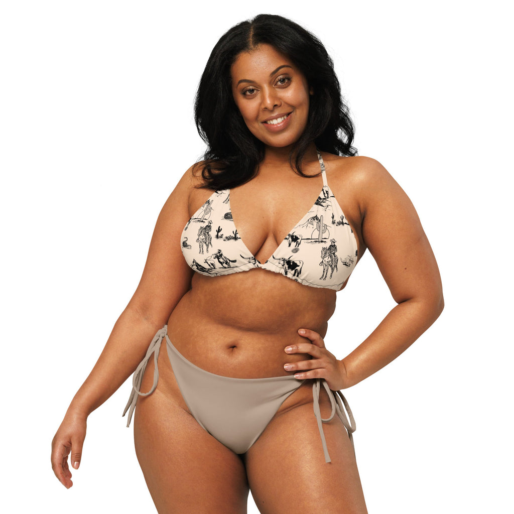 Baha Ranch YEEHAW Cowboy Ranch Bikini top by Baha Ranch Western Wear