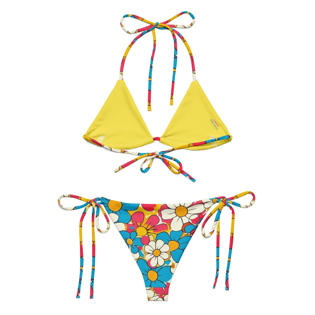 Baha Ranch Yeehaw Flower Child Retro String Bikini by Baha Ranch Western Wear - product image 4