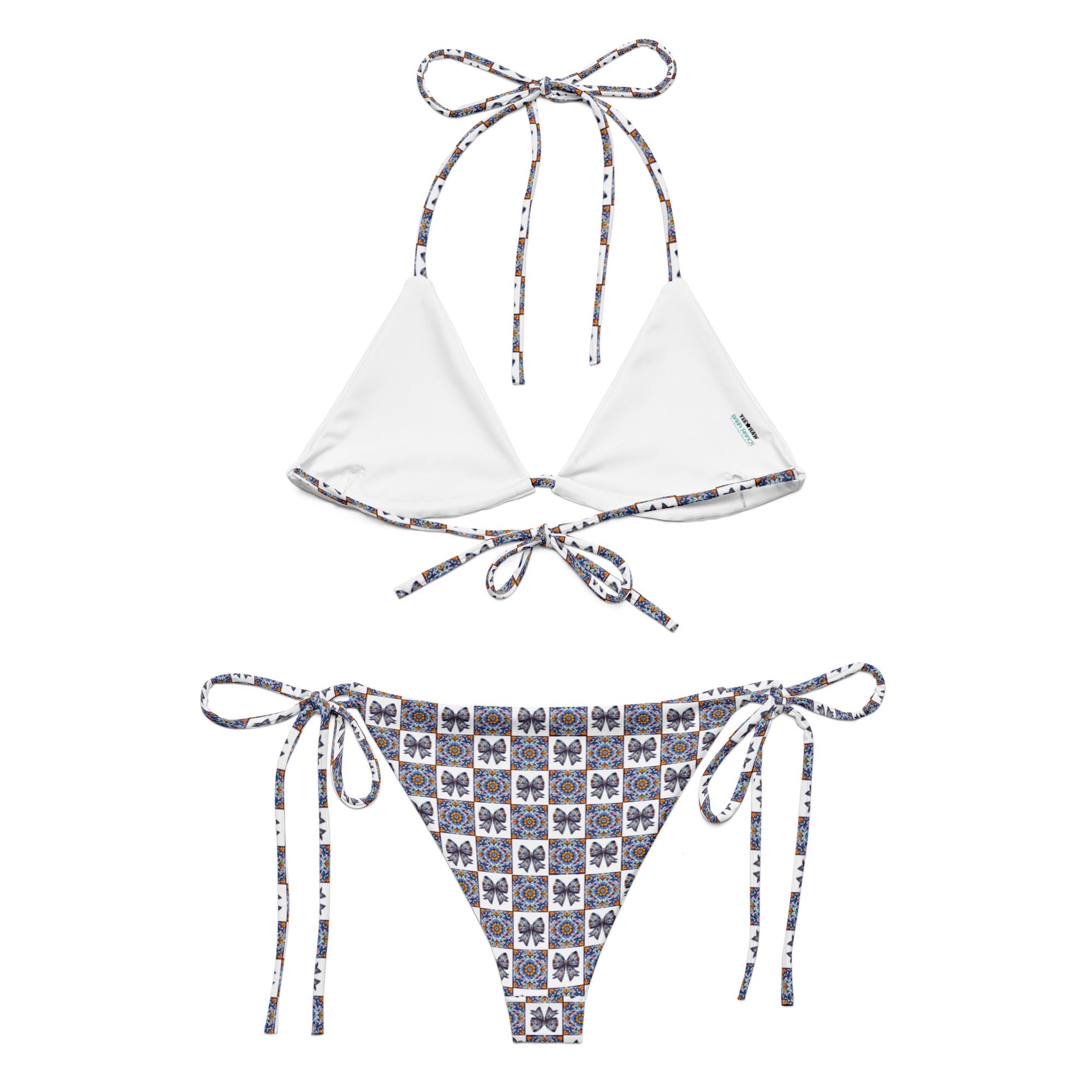 Baha Ranch Yeehaw Talavera Bow String Bikini by Baha Ranch Western Wear - product image 4