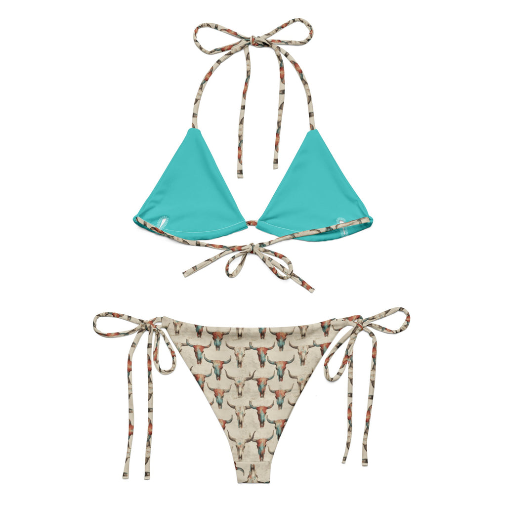 Baha Ranch Yeehaw Bullhead Skulls String Bikini by Baha Ranch Western Wear - product image 3