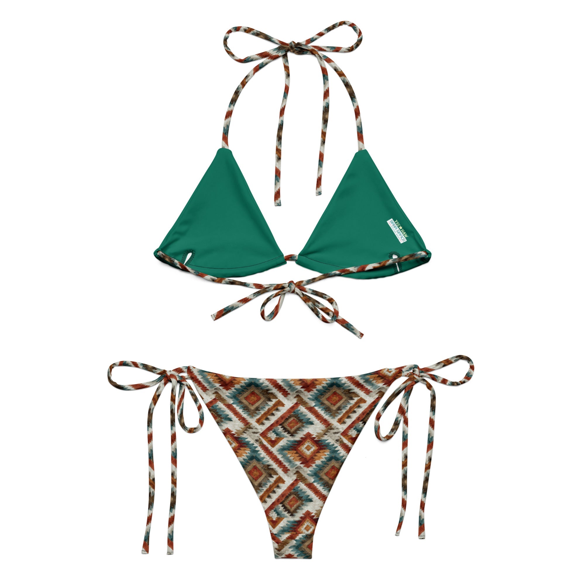 Baha Ranch Yeehaw Southwest Diamond String Bikini by Baha Ranch Western Wear - product image 4
