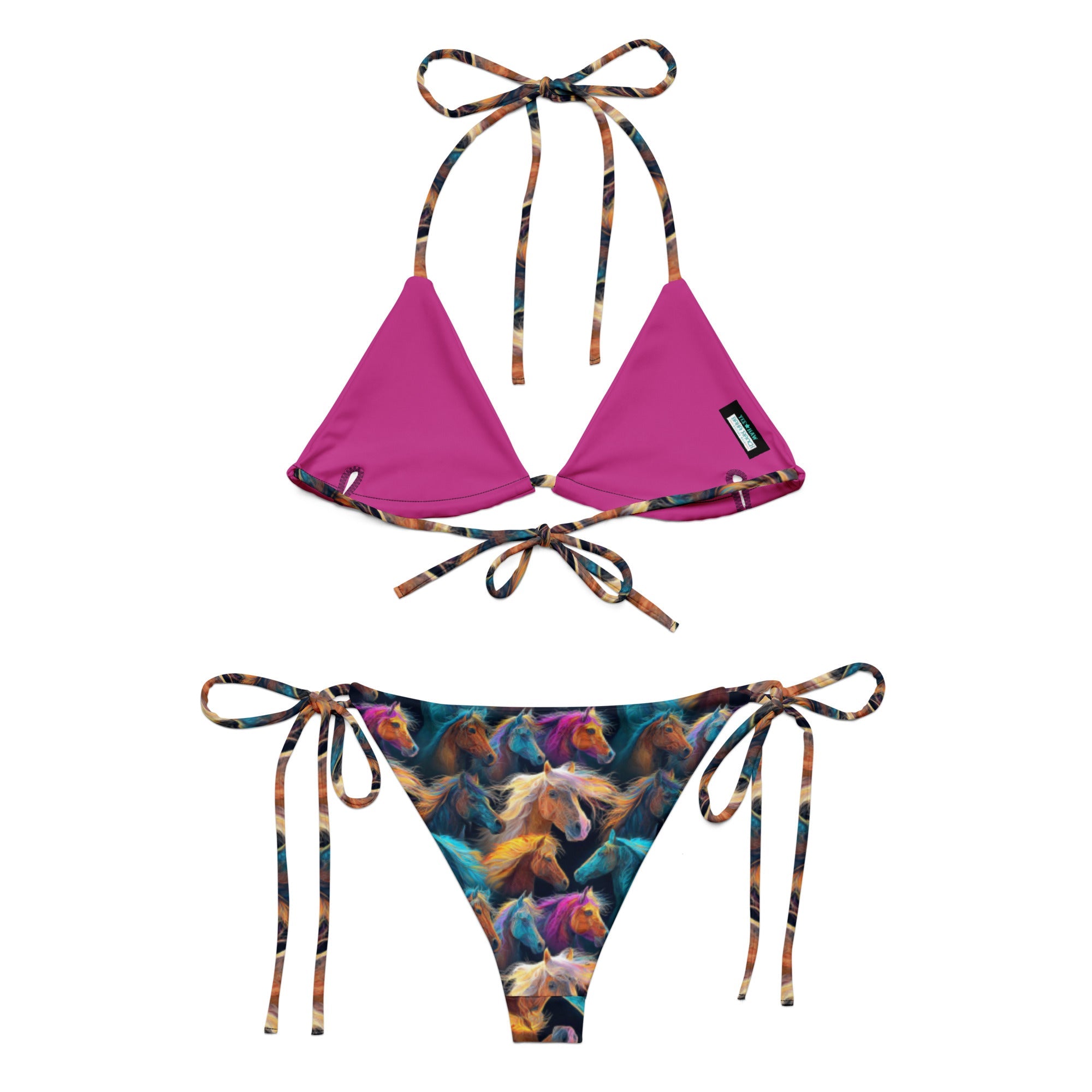 Baha Ranch Yeehaw Wild Horses String Bikini by Baha Ranch Western Wear - product image 4