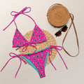 Baha Ranch Yeehaw Leopard Lightning String Bikini by Baha Ranch Western Wear