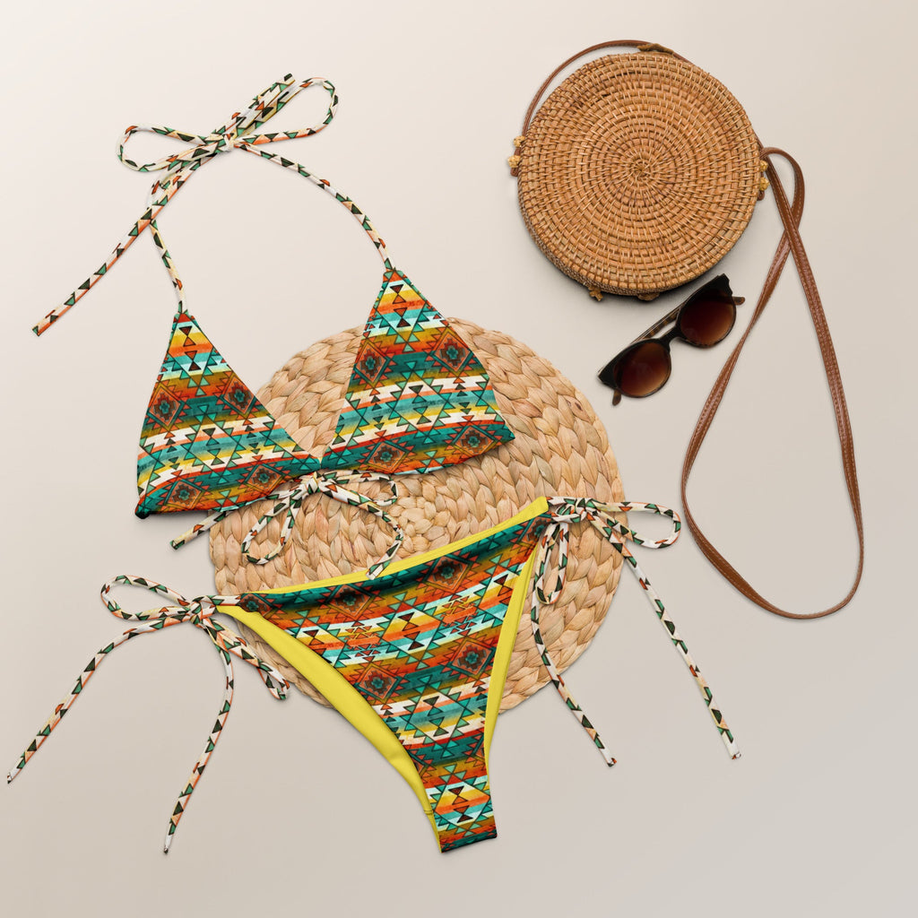 Baha Ranch Yeehaw Native Aztec String Bikini by Baha Ranch Western Wear